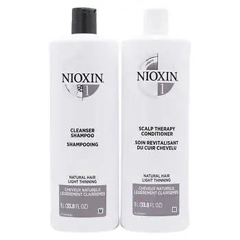 Nioxin hair care system for thinning hair